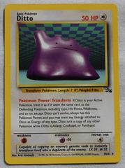 Ditto #18 - Pokemon Fossil