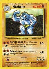 Machoke #34 - Pokemon Base Set