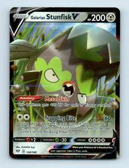 Galarian Stunfisk V #128 - Pokemon Darkness Ablaze