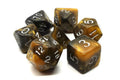 Galaxy - Molten Gold (Old School Dice) - Dice
