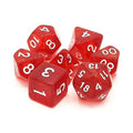Galaxy - Red Shimmer (Old School Dice) - Dice