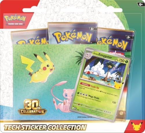 Tech Sticker Collection: Alolan Exeggutor - Pokemon 30th Celebration