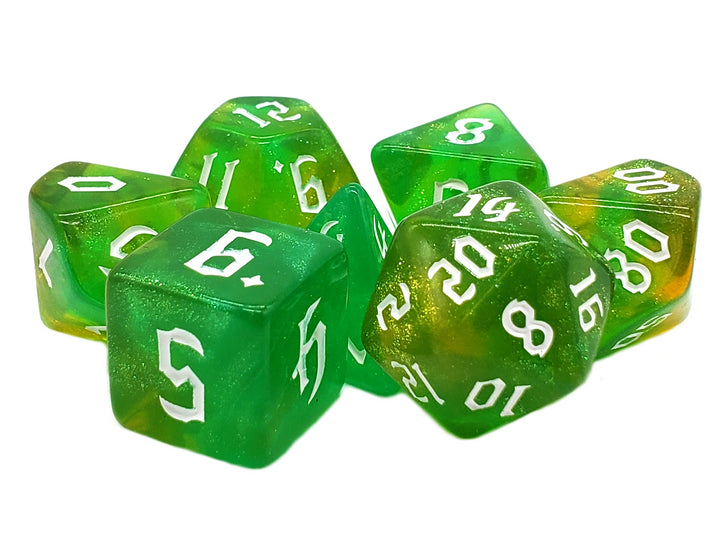 Galaxy - Fairy Lights (Old School Dice) - Dice