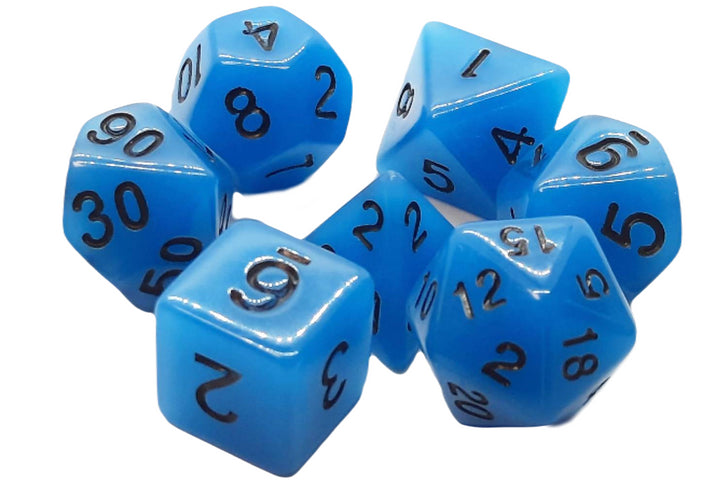 Glow Dice - Blue - Dice