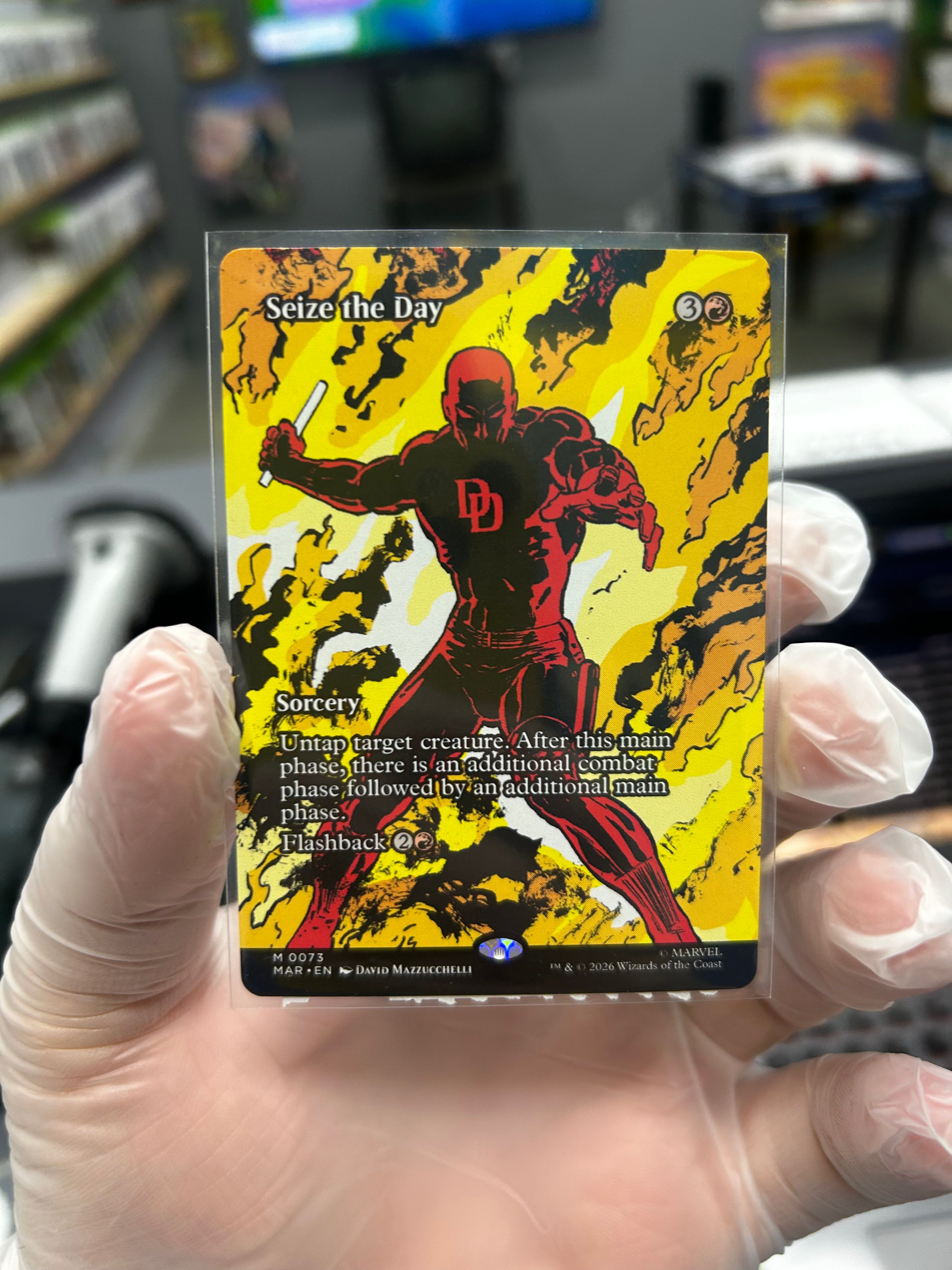 Flashback - Seize the Day #73 - Magic Cards - Magic Marvel Super Heroes Eternal