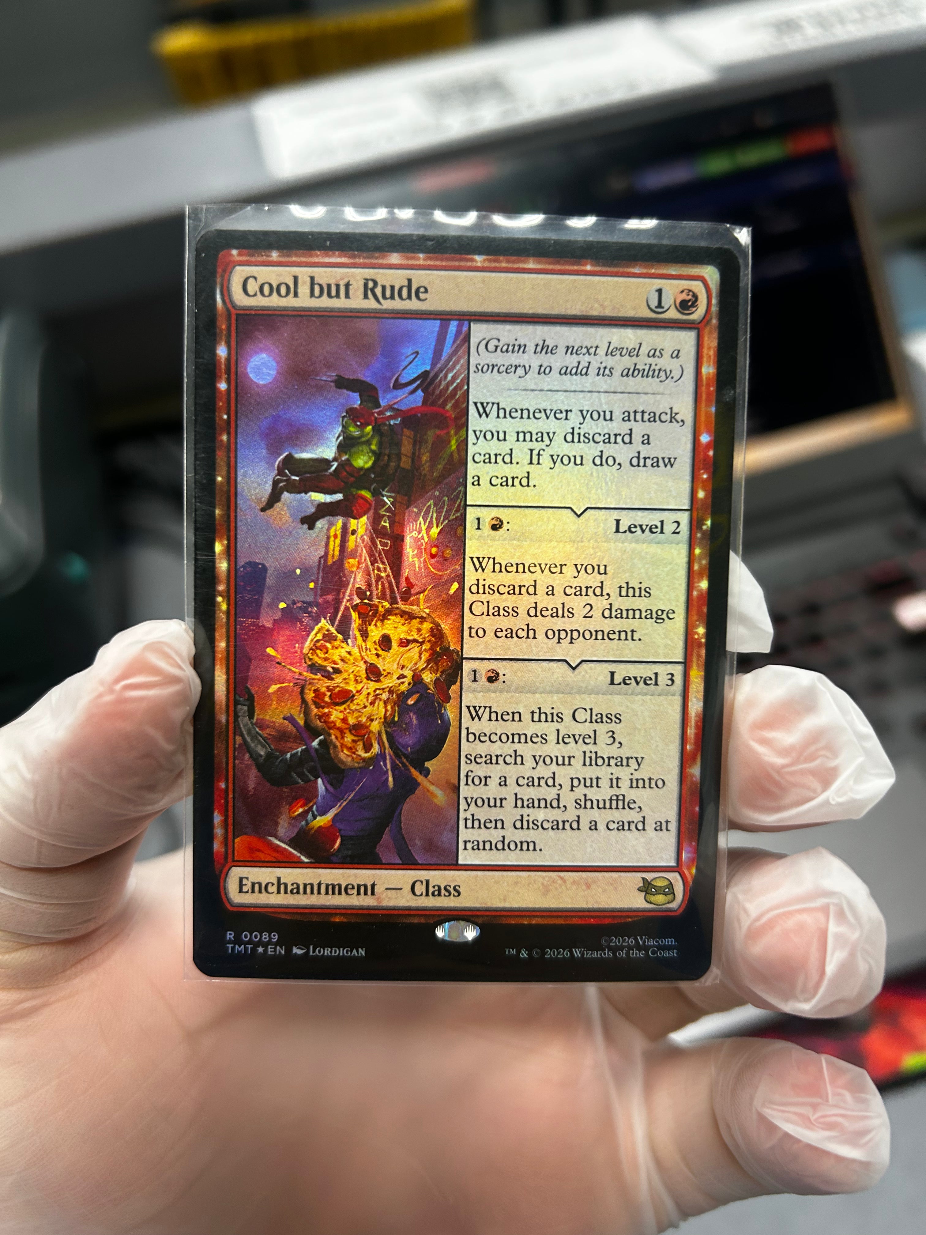 Flashback - Cool but Rude [Foil] #89 - Magic Cards - Magic Teenage Mutant Ninja Turtles