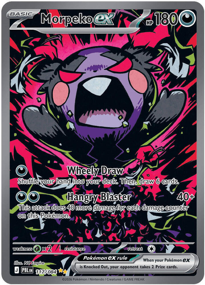 Morpeko 117 - Pokemon Pitch Black - Singles
