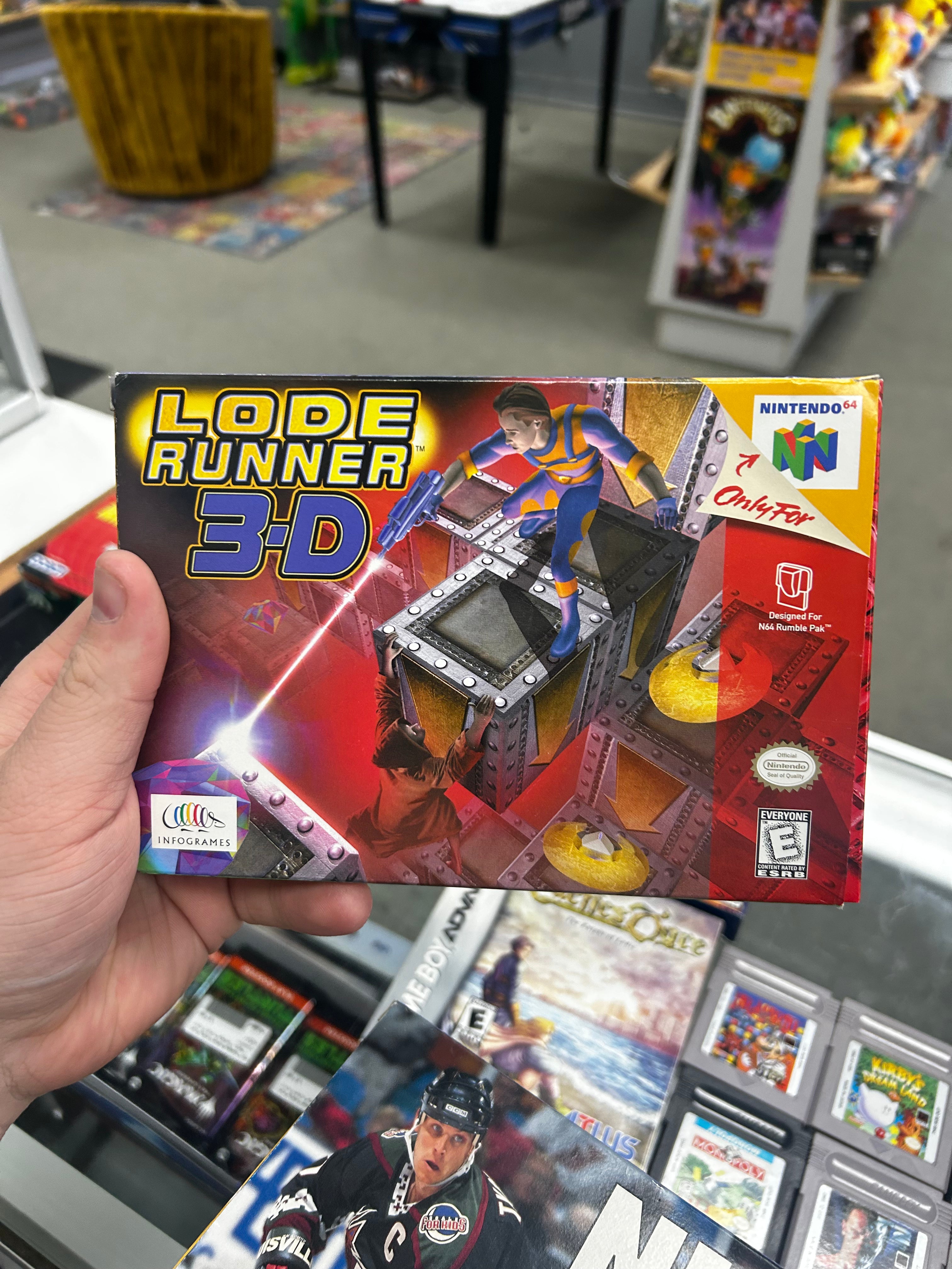 Flashback - Lode Runner 3D - Video Game - Nintendo 64